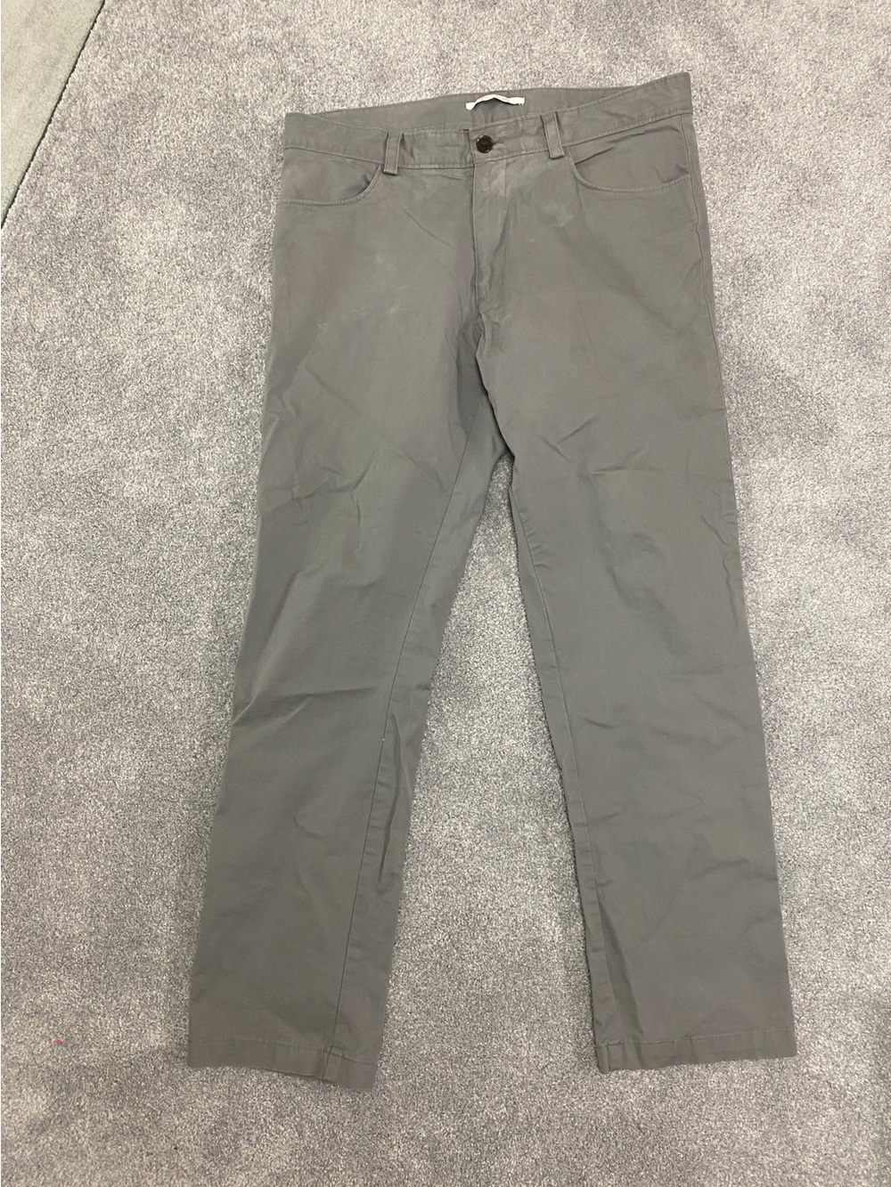 Men's Gray Straight-Leg jeans